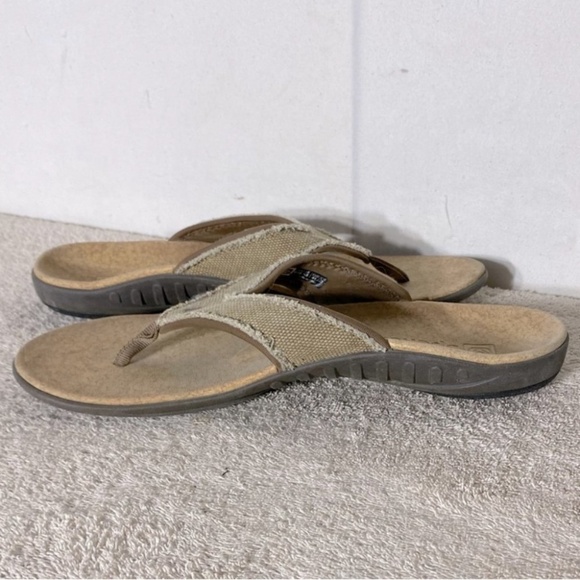 Spenco Yumi Plus Straw Java Cork Flip Flops 10 - Picture 13 of 14
